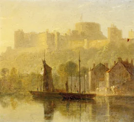 Castillo de Windsor desde el Támesis